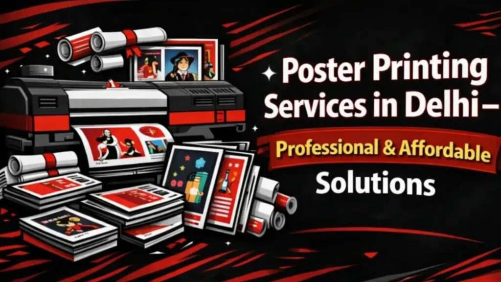 Poster Printing Services in Delhi – Professional & Affordable Solutions