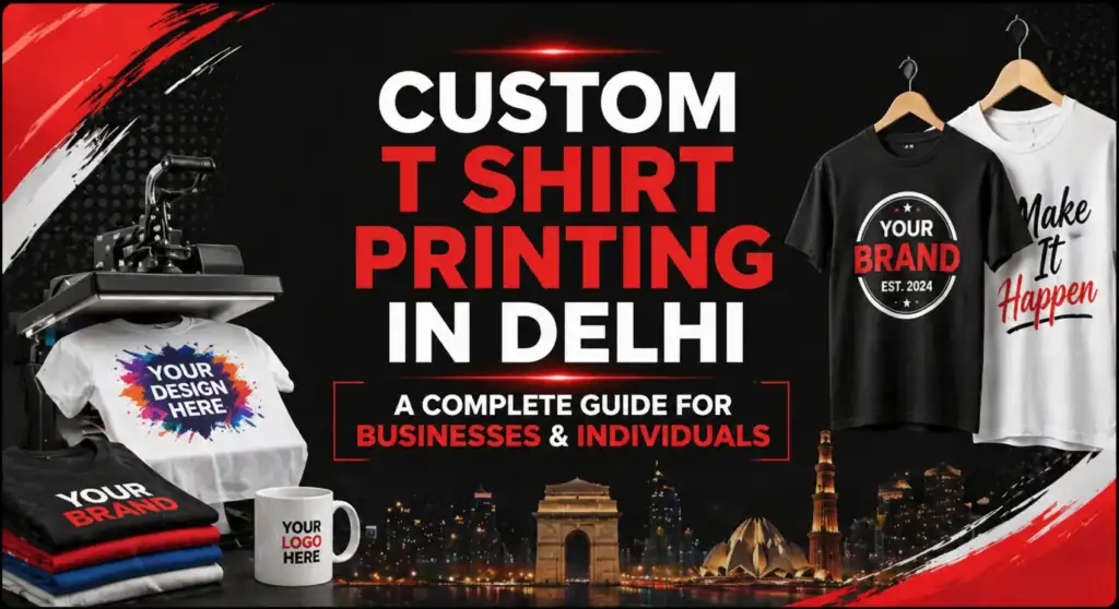 custom t shirt printing in Delhi