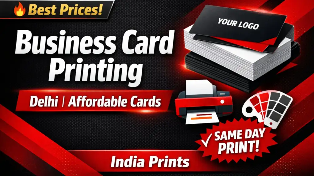 business card printing in Delhi