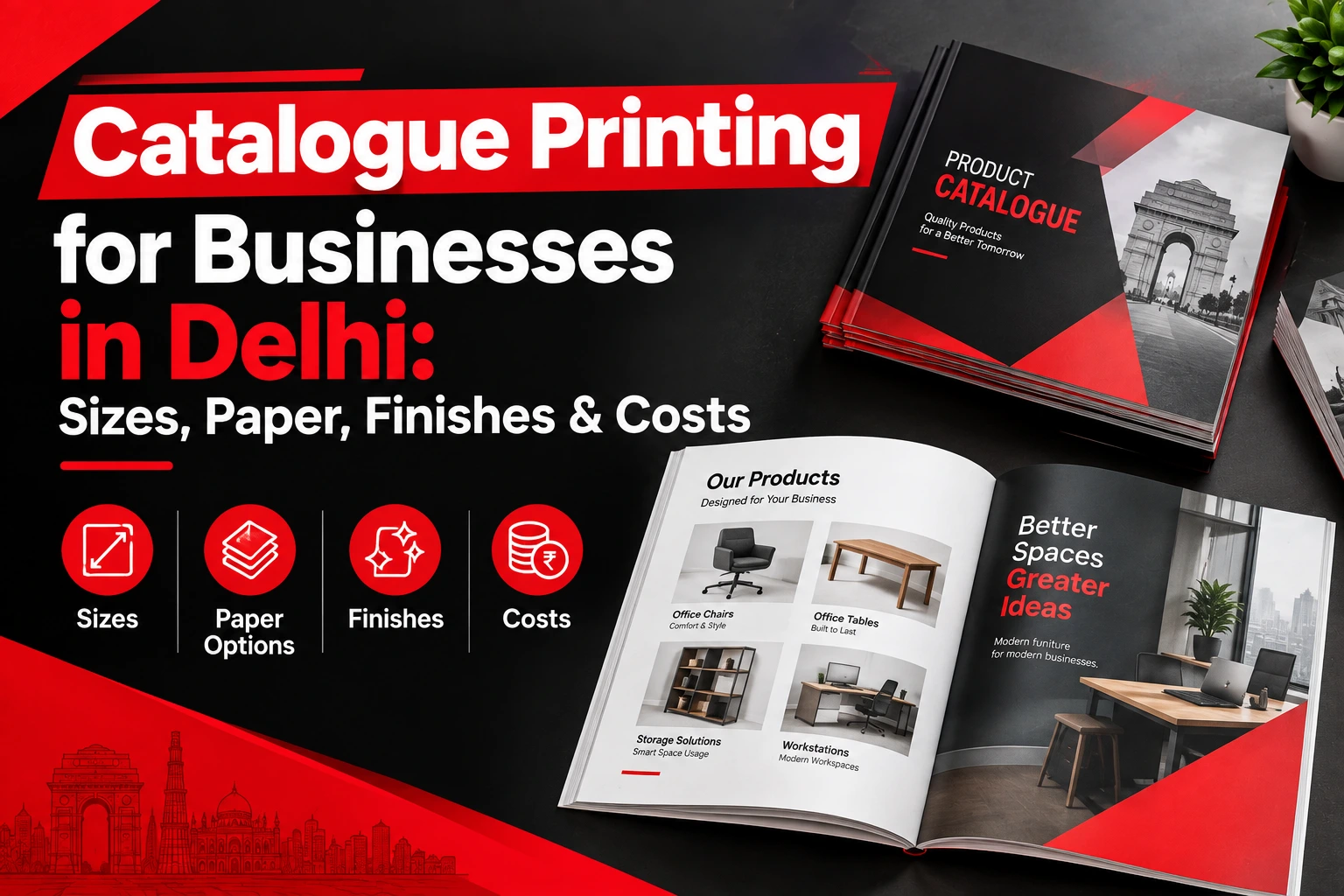 catalogue printing for businesses in Delhi